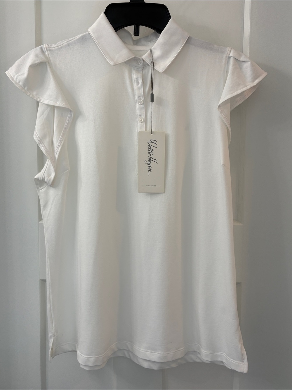 NWT Walter Hagen Flutter Sleeve Polo UPF 50 Size Medium